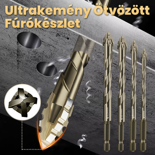 ⚙️ 2026 Új excentrikus fúró szett | 4-flute tervezés maximális hatékonysággal és pontossággal