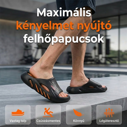 ☁️Csúszásmentes, vastag talpú, felhő alakú papucsok 🏖️