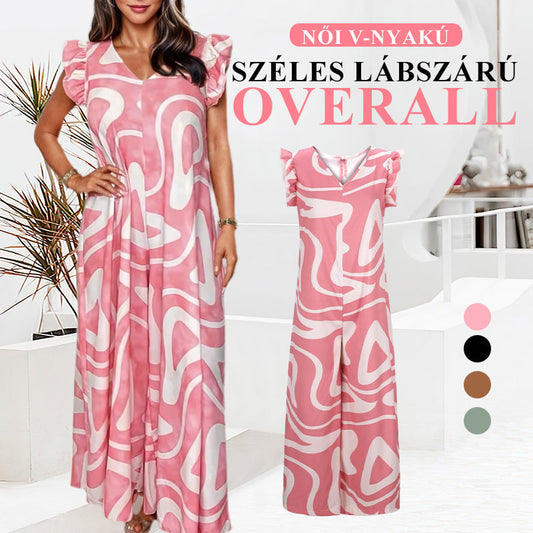 【S-3XL】🌸Nyomtatott széles szárú kezeslábas