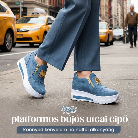 👍 Női alkalmi platform Slip-on ortopédiai cipők 👞 | Kényelmes és stílusos viselet egész nap