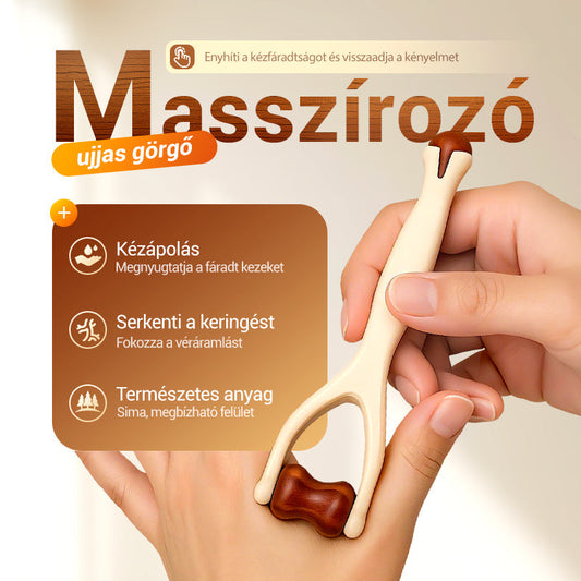 🔥 Bian kő ujj- és tenyérmasszírozó 🌿🤲 | Természetes feszültségoldás és energiapontok stimulálása