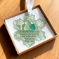 🌊 Snowflake-Shaped Sea Glass Friendship Decor – Nature formálta, kézzel készített ❄✨