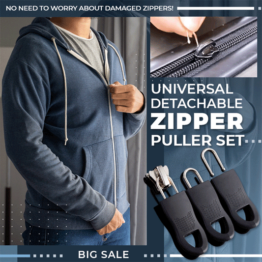 🔧 10-Piece Universal Detachable Zipper Puller Set – Easy Repair for Jackets, Bags & Luggage – Cash on delivery ✨