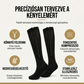 🧦 Térdig érő kompressziós zokni cipzárral – Légáteresztő, futáshoz, utazáshoz, munkához – Utánvét 🔥