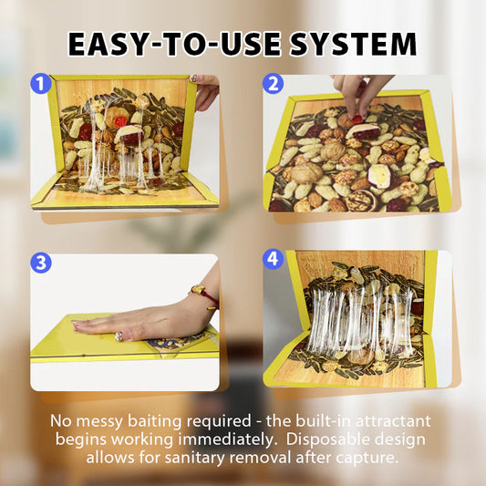 Extra nagy patkányragasztó csapdák