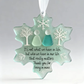 🌊 Snowflake-Shaped Sea Glass Friendship Decor – Nature formálta, kézzel készített ❄✨