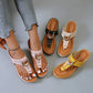 👡 Női bőr szandál ék alakú sarokkal 💕 |  stabil sarokmagasság, puha talpbetét – elegáns és kényelmes egész napra ☀️✨