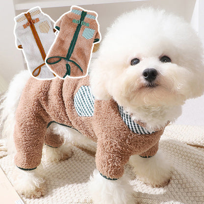 🐶A dupla gyűrűs, gombos termikus ruházat🐾