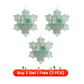 🌊 Snowflake-Shaped Sea Glass Friendship Decor – Nature formálta, kézzel készített ❄✨