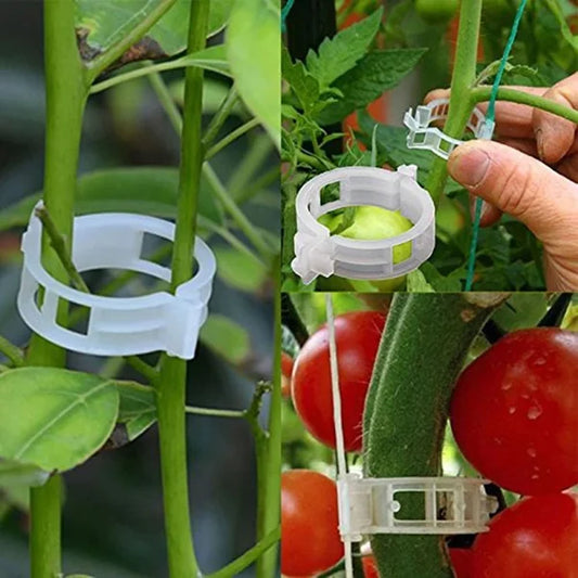 🌱 Újrafelhasználható műanyag növénykötözők | Puha, UV-álló, kertbe – Utánvét ✨