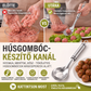 🥄 Acél húsgombóc-formázó kanál – Egyenletes gombócok, tartós ⚡