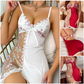 👗 Szexi pántos hálóruha – csipkével | Lenge, kényelmes, plus size – Utánvét 🎯