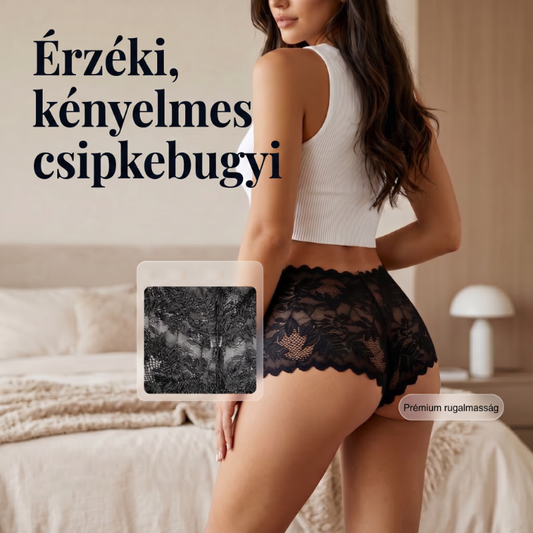 【✨ 1 + 3 ingyen】🌺 Női szexi csipkés bugyi – Átlátszó virágmintás, kényelmes fehérnemű – Utánvét 💋