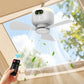 💖💨 Újratölthető mennyezeti ventilátor LED – Hűvös és világos bárhol – Utánvét✨🏡