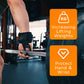 🏋️ Prémium emelőpántok csuklókampóval | Tépőzáras rögzítés, erősített varrás – ideális deadlift, húzódzkodás és evezés gyakorlatokhoz 🦾