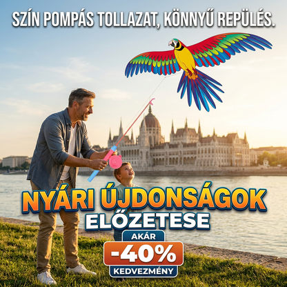 🪁 Családi kültéri horgász-sárkány – Szórakozás, kikapcsolódás, családi összetartozás 🎯