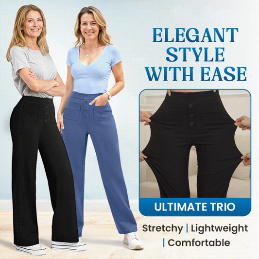 ✨Női Stretchy kényelmes alkalmi nadrágok👖