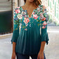 【S-3XL】🌸Női nyomtatott V-nyakú ing
