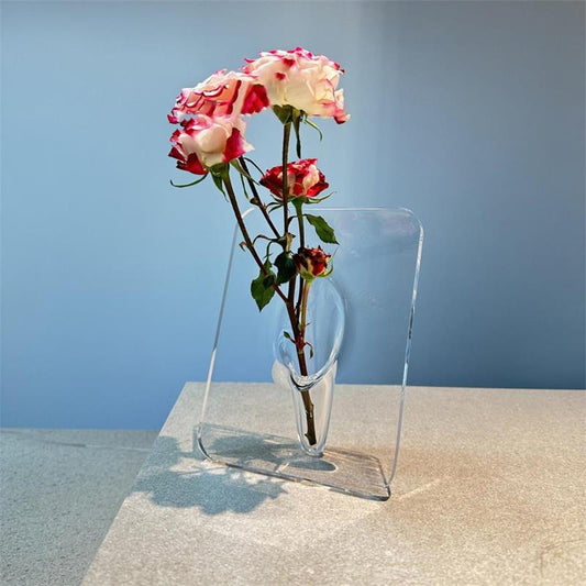 🎁 Exclusive 49% OFF! Nordic Transparent Acrylic Vase – Elegant Desktop Plant Holder & Home Decor – Cash on delivery ✨