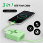 🔥3 az 1-ben (Micro USB+Type-C+Lightning) adatkábel telefonállvány⚡⚡