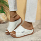 👡【36-43】 Női alkalmi ék alakú csúszdaszandálok | Puha platform, kényelmes járás – ideális nyári sétákhoz és szabadidős programokhoz ☀️✨