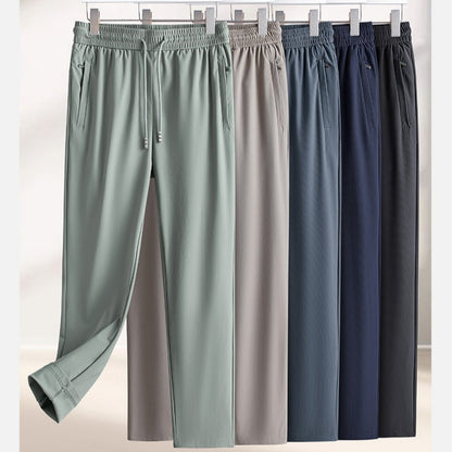 💪 Ice Silk férfi melegítőnadrág | ❄️ M-4XL, sportos, kényelmes, nedvességelvezető – Utánvét 🌬️
