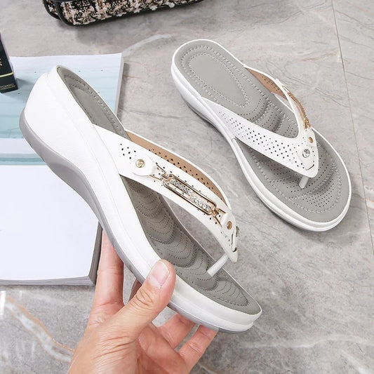 👣 Ívtámaszos flip flop – Puha párna, talpbetét, kényelmes viselet – Utánvét ⚡