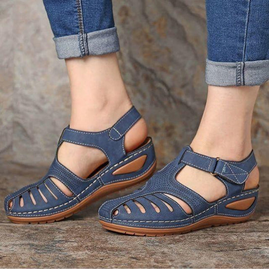 👡 Elegáns női bőr szandálok – könnyűek és rugalmasak | Puha talpbetét, állítható csatok – minden alkalomra 💫