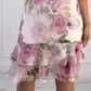 【S-4XL】🌺Rózsaszín rózsa réteges fodros ruha