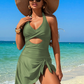 🌺Szexi strand oldalsó nyakkendő fürdőruha👙✨