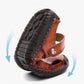 👞 Large Size Soft Leather Men's Breathable Outdoor Sandals | EU 40-47 – Cushioned Footbed, Slip-Resistant Sole for Hiking & Walking 🌿