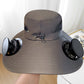 🧢 2026 napelemes hűtősapka – kültéri, ventilátoros, UV védelem – Utánvét ☀️