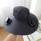 🧢 2026 napelemes hűtősapka – kültéri, ventilátoros, UV védelem – Utánvét ☀️