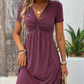 【S-2XL】👗Női rövid ujjú ruha V-nyakú nyakkivágással🔥🔥🔥