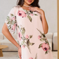 💕Píros szirmú sifon ruha