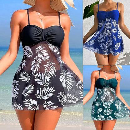 👙 Női szexi 2 részes fürdőruha – Felső+alsó, S-2XL, nyári stranddivat – Utánvét ✨