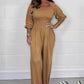 🌸Női Elasztikus derék nyári Jumpsuit