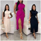 【S-2XL】👗Női elegáns osztott ruha