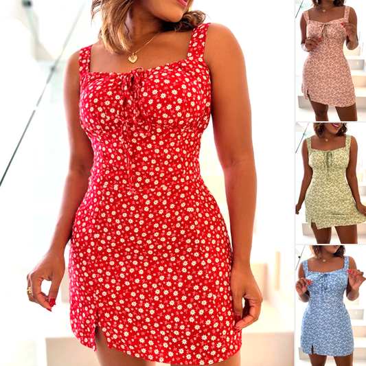 🔥【S-XL】🌸Virágos nyomtatott ruha👗✨