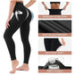 Magas Derékú Fenékemelő Hasformáló Tréning Leggings Oldalsó Zsebbel