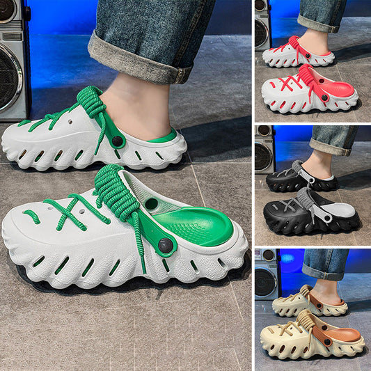 👡 2025 Új divat! Unisex lélegző papucs | Puha EVA talp, csúszásmentes – ideális fürdőszobába és strandra ☀️