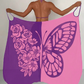 🦋 Női pillangó fürdőruha takaró & ruha – Laza szabás, szárnyas design – Utánvét ✨