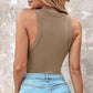 [S-2XL]🎉🩱Női bordázott tank top polcos melltartóval