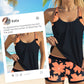 👙 Női nyomtatott tankini és rövidnadrág 2 részes fürdőruha szett