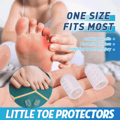 🎉 Különleges áron! 🧦 Szilikon lábujjvédők | Megelőzi a dörzsölést és a vízhólyagokat
