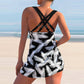 🌸【S-4XL】👙 Mintás női fürdőruha szett 🏝️