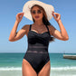 🌞🏖️ Női egyrészes fürdőruha hálós részletekkel 👙🏝️