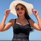 🌞🏖️ Női egyrészes fürdőruha hálós részletekkel 👙🏝️