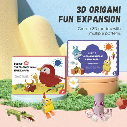 📚 3D origami kézikönyv – moduláris formák, kezdőknek – Utánvét 🎯
