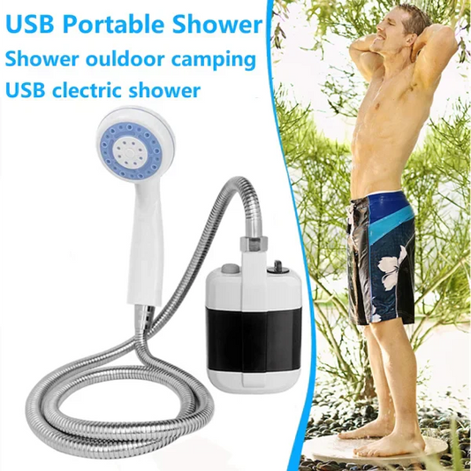 🚿 Kültéri hordozható zuhanyzó – USB-töltőcsatlakozóval, gyors utántöltés, praktikus kültéri használatra – Utánvét ✨